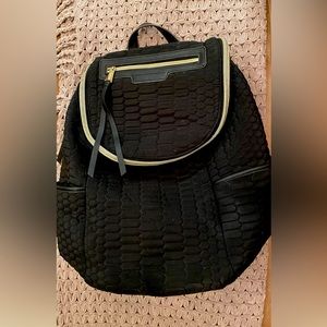 Aimee Kestenberg Black Quilted Backpack